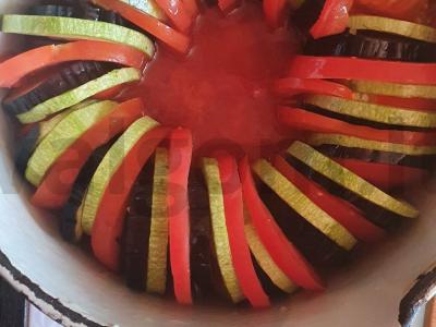 Ratatouille su juodąja druska Žingsnis 4