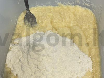 Kokosų blynai Žingsnis 3