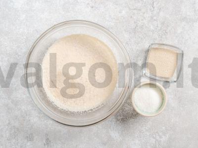 Šokoladinė babka su riešutais Žingsnis 1