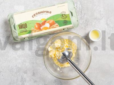 Šokoladinė babka su riešutais Žingsnis 2