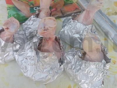 Vištienos blauzdelė Meksikos mišinyje Žingsnis 3