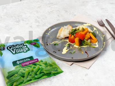 Brokoliai, pupelės ir moliūgas garuose pagrindine nuotrauka