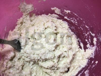 Varškėčiai iš grūdėtos varškės Žingsnis 3