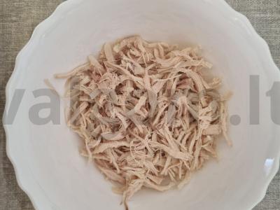 Sluoksniuotas salotas su ananasais Žingsnis 2