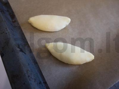 Kibinai su kiaušiniu ir svogūnais užkandžiui Žingsnis 11