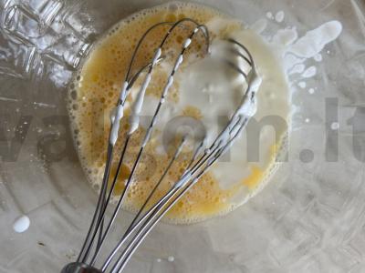 Avižų ir žirnių miltų blynai Žingsnis 2