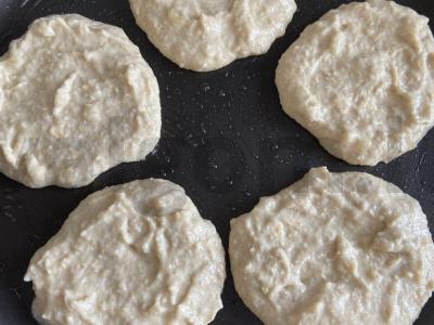 Avižų ir žirnių miltų blynai Žingsnis 4