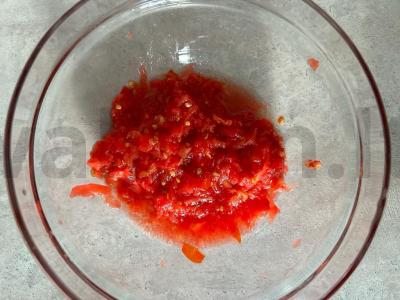 Bulguras su vištienos širdelėmis Žingsnis 3