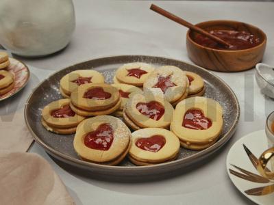 Linzer sausainiai pagrindine nuotrauka
