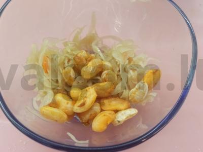 Marinuotų daržovių salotas vakarienei Žingsnis 1