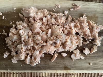 Grietininė lašišų sriuba Žingsnis 1