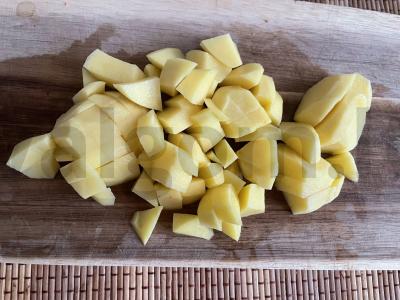 Grietininė lašišų sriuba Žingsnis 2