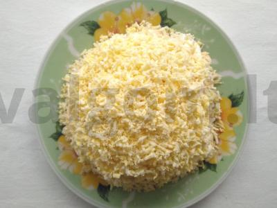 Skanus salotas su ananasais Žingsnis 4