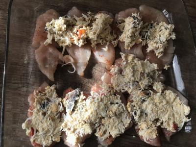 Vištienos filė po „Šventiniu“ apdaru Žingsnis 3