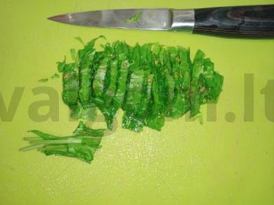 Lengvas sriuba su kiaulienos šonine ir rūgštynėmis Žingsnis 3