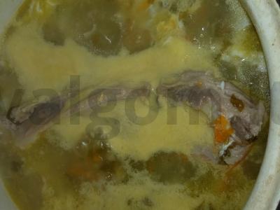 Lengvas sriuba su kiaulienos šonine ir rūgštynėmis Žingsnis 10