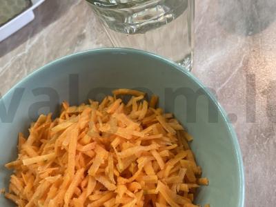 Vištienos skrandžiai grietinėje Žingsnis 2