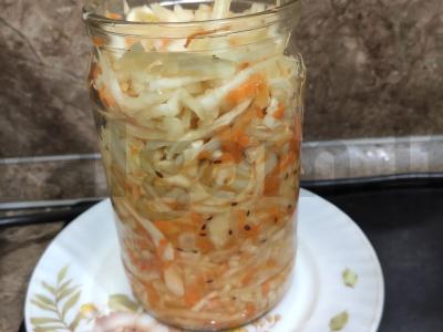 Kaimiška rauginta kopūstai Žingsnis 4