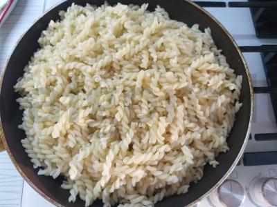 Makaronai su faršu ir paprika Žingsnis 1