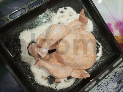 Vištiena ant druskos Žingsnis 3