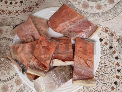 Lašiša su citrina ant ryžių pagalvėlės Žingsnis 3