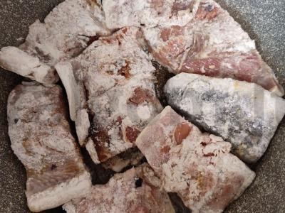 Lašiša su citrina ant ryžių pagalvėlės Žingsnis 6