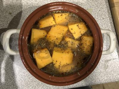 Vegetariškas plovas su moliūgu orkaitėje Žingsnis 3