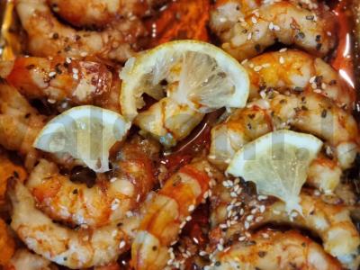 Orkaitėje kepti langustinai pagrindine nuotrauka