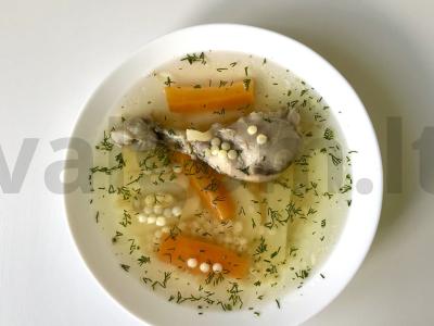 Vaikų sriuba su pttim pagrindine nuotrauka