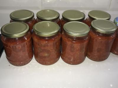 Lečo žiemai pagrindine nuotrauka