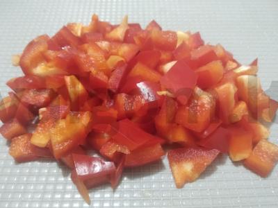 Salotas „Medžiotojo vakarienė“ su triušiu ir baklažanais Žingsnis 2