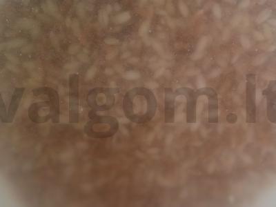 Kasha iš polbos ir perlinių kruopų su sėlenomis Žingsnis 3