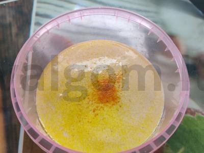 Riešutai su varške, razinom ir migdolų sirupu Žingsnis 5