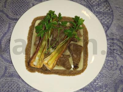 Užkandis su grybais ir porais Žingsnis 4