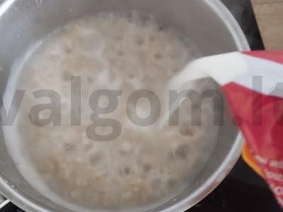 Košė pusryčiams „Avižinė košė, pone!“ Žingsnis 2