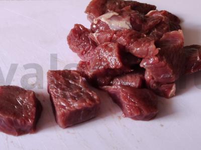 Borsčas iš parduotuvinės užpildymo Žingsnis 1