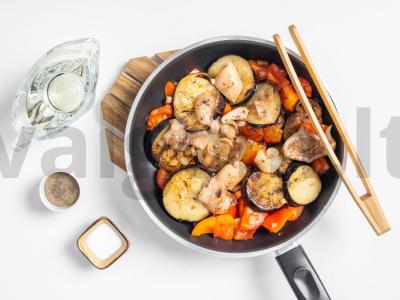 Daržovių troškinys su sviestinėmis grybais Žingsnis 2