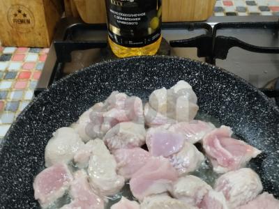 Indėnų troškinys su ryžiais Žingsnis 1