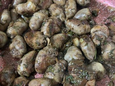 Vištienos širdelės prieskoniuose pagrindine nuotrauka