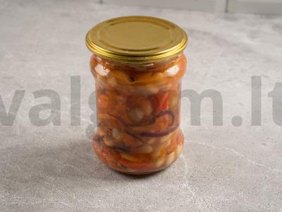 Pupelių ir morkų salotas žiemai Žingsnis 7