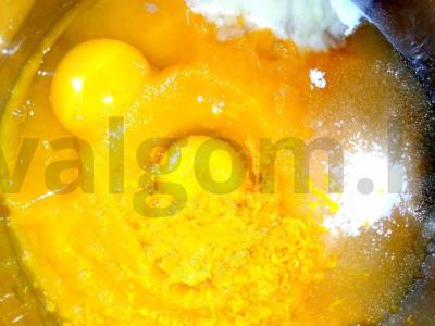 Moliūgų-varškės apkepas „Moliūgas“ Žingsnis 2