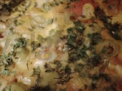 Pica „Kristalina“ su dešra ir alyvuogėmis Žingsnis 8