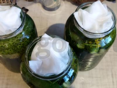 Sūdyti agurkai pagal močiutės receptą Žingsnis 3