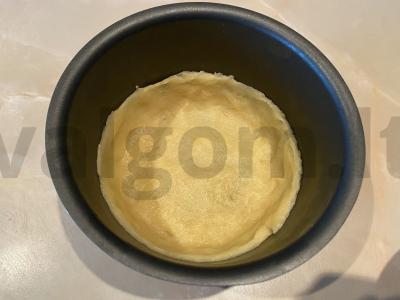 Smėlinė krepšelio su avietėmis Žingsnis 2