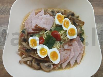 Azijietiška greito paruošimo makaronų sriuba Žingsnis 10