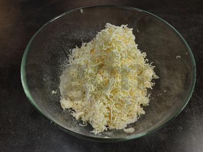 Atviras pyragas kišas su vištiena ir grybais Žingsnis 4