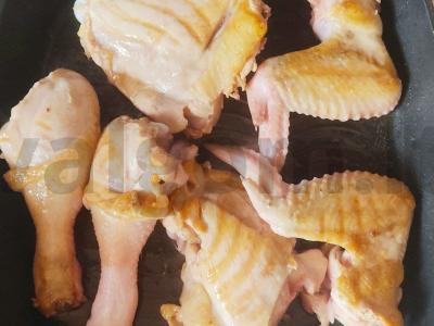 Keptos vištienos ir grybų troškinys keptuvėje Žingsnis 2