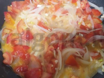 Makaronai su langustiniais ir česnaku Žingsnis 4