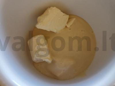 Tortas „Biskvitas“ Žingsnis 1