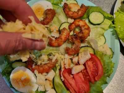 Šiltas omarų salotas Žingsnis 4